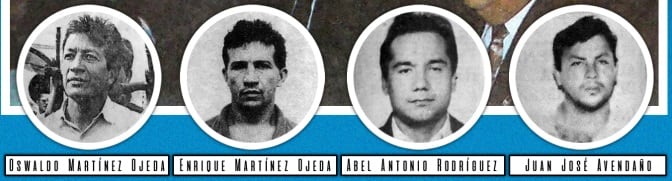 Asaltabancos venezolanos que causaron terror en Costa Rica entre 1993 y 1994. Foto Archivo.