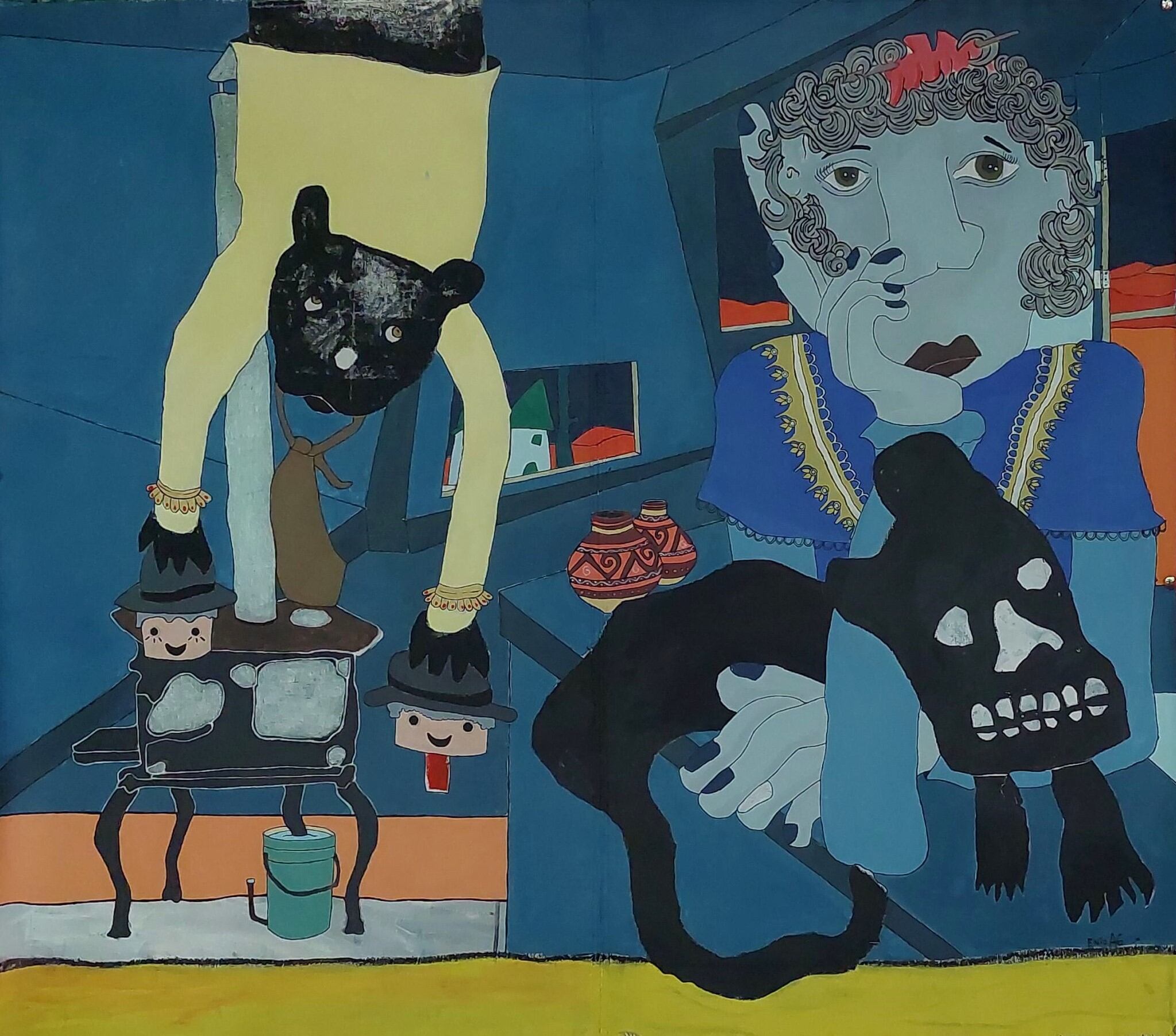 El artista Enio Gómez será el primer costarricense en exponer en una galería de arte en Estados Unidos.