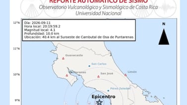 Segundo sismo sacude el Pacífico Sur en la noche de este viernes