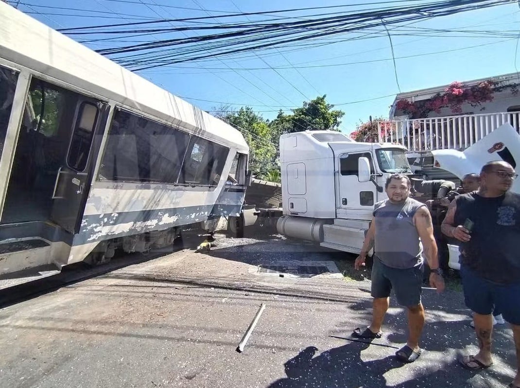 Accidente tren en Tibás.