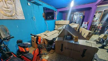 OIJ recupera 38 de las 58 bicimotos que maleantes robaron de almacén en Zapote