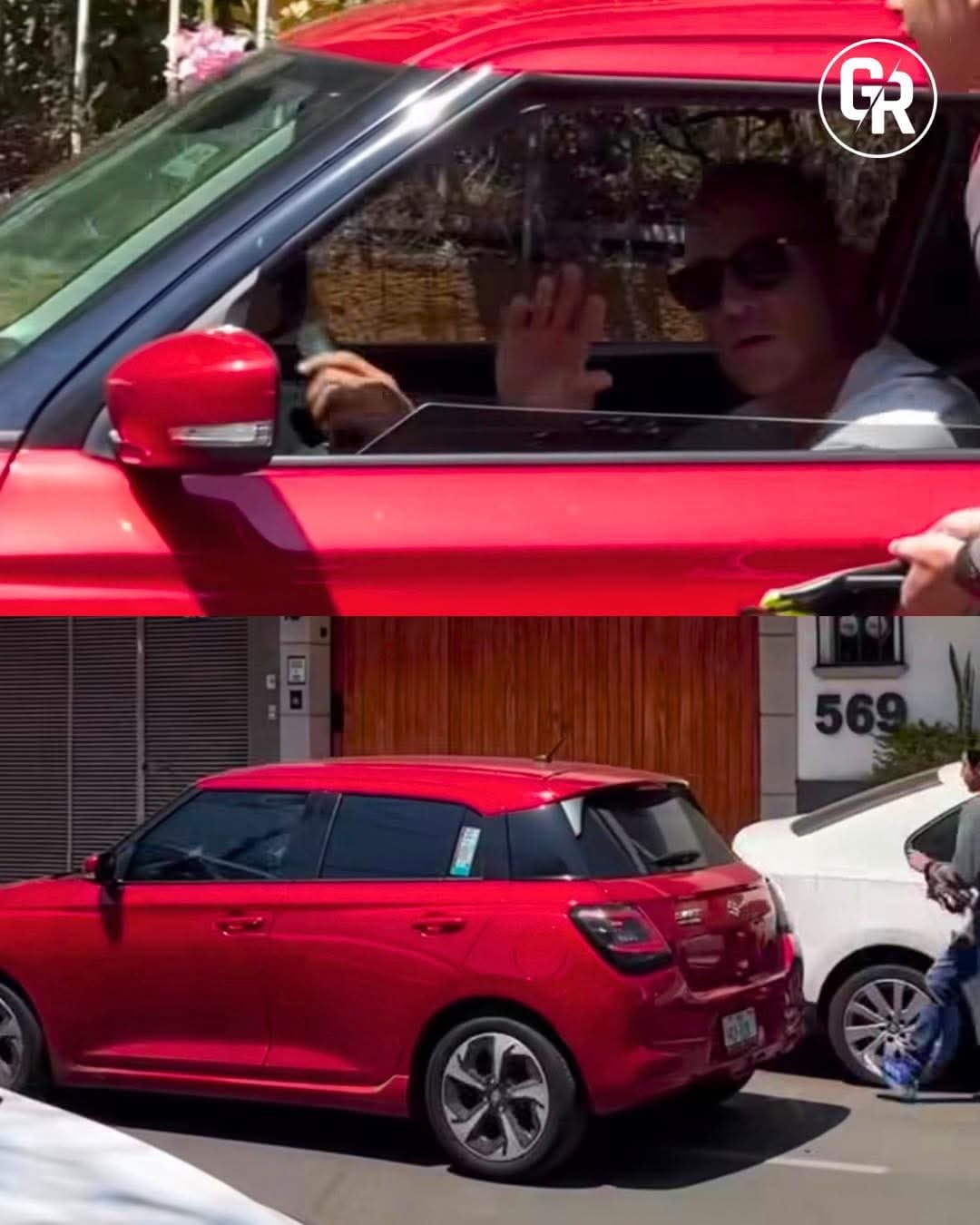 Periodista de Honduras llenó de elogios a Navas por el carro que conduce