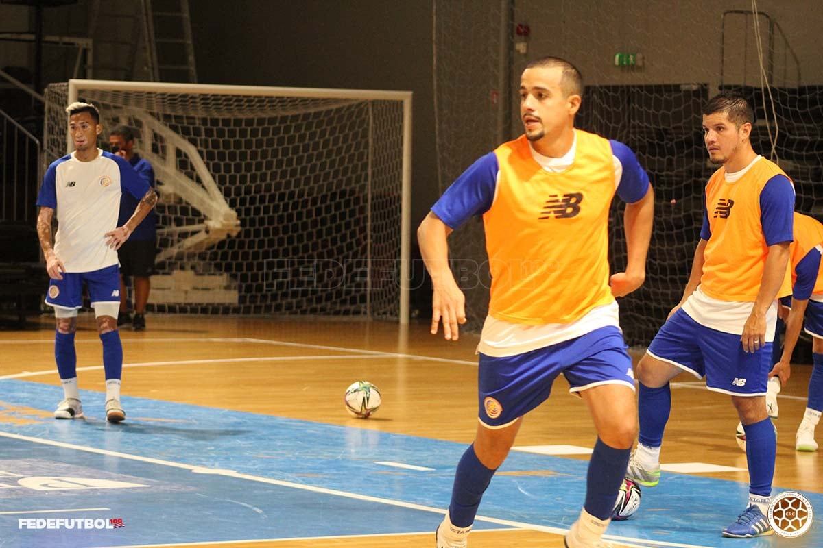 Entrenamiento de la selección de fútsal. Prensa Fedefútbol.