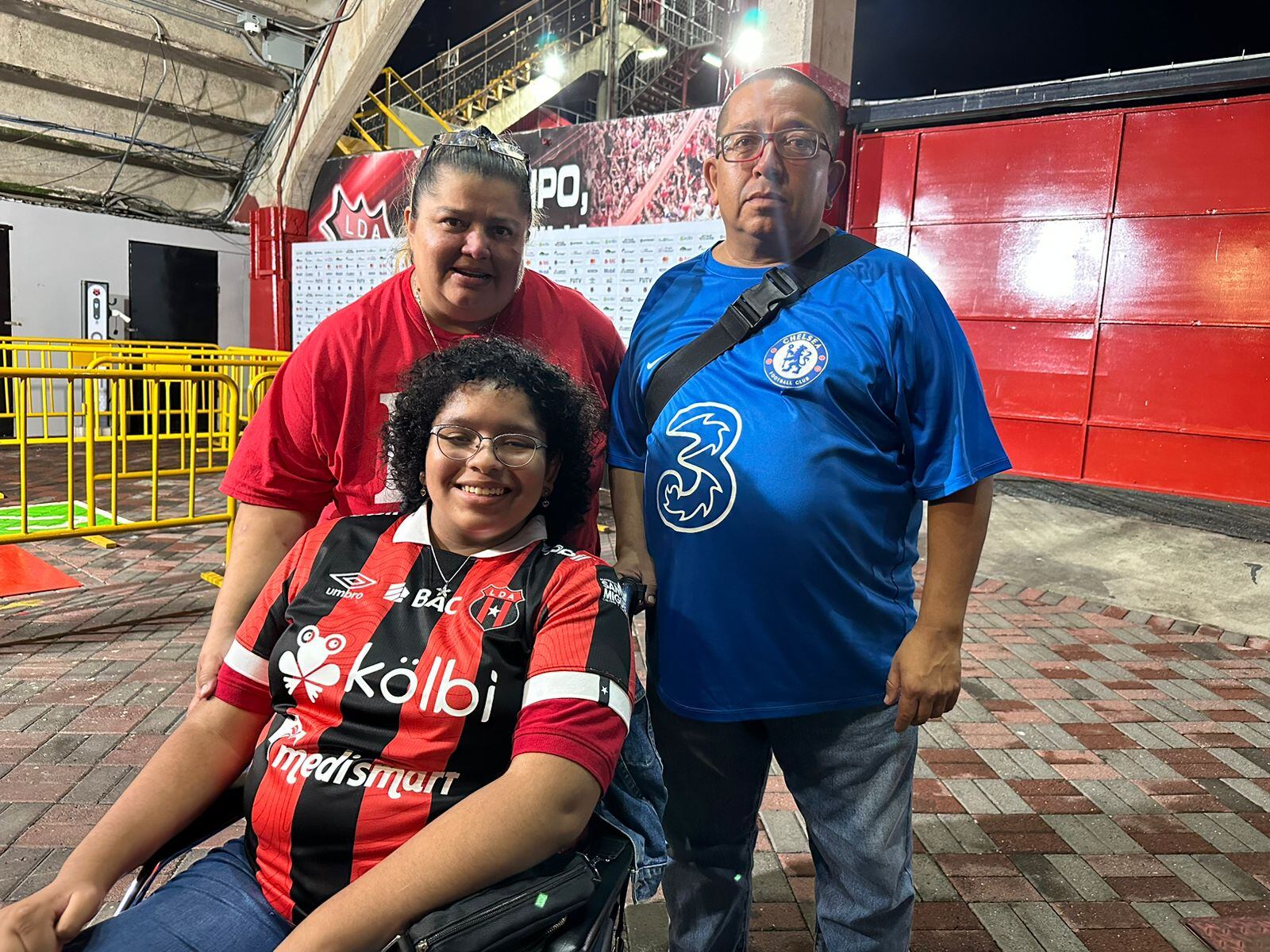 María Gabriela Torres, aficionada de Alajuelense