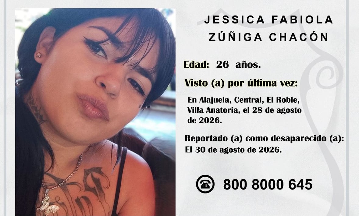 Jessica Fabiola Zúñiga Chacón, desaparecida