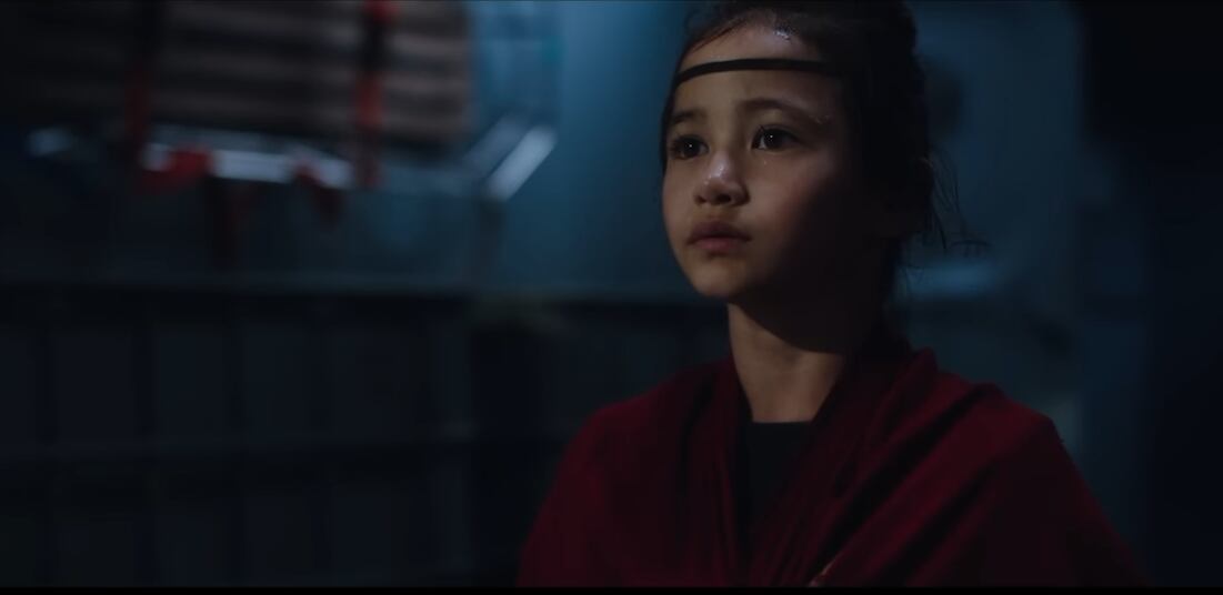 Kaylee Hottle, la joven actriz estadounidense recordada por su papel de Jia en la saga de 'Godzilla vs. Kong'.