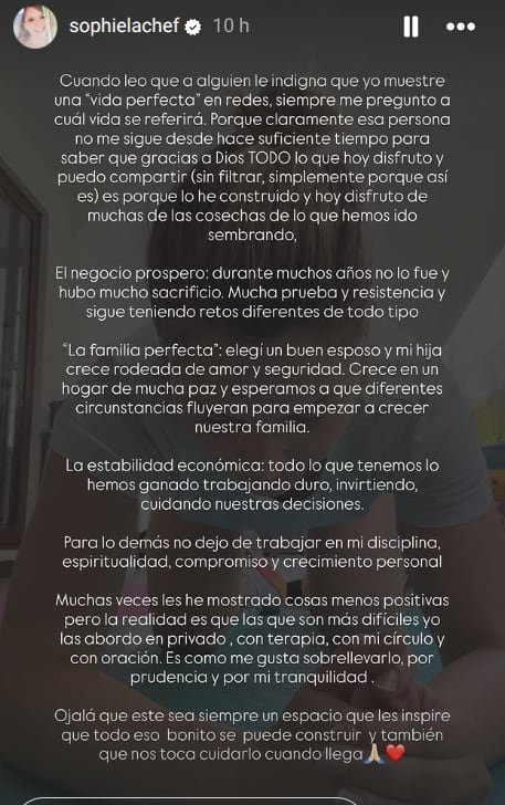 Chef Sophia Rodríguez y su esposo Ricardo Zoch y su hija Juliana.