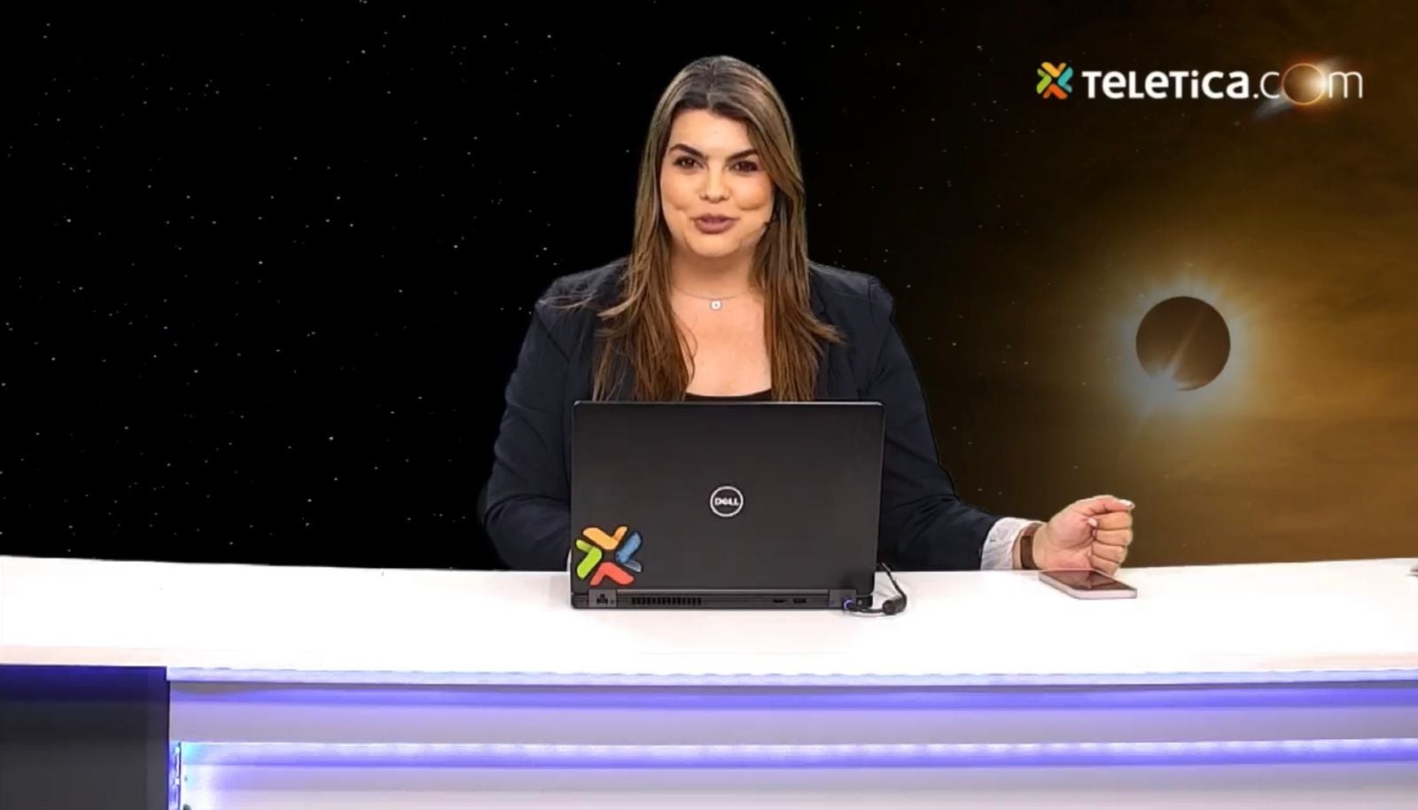 Periodista Susana Peña, de Teletica.