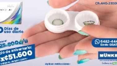 Nunca lave sus lentes de contacto con agua del tubo