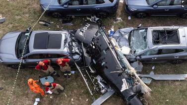 Video: así fue el choque de dos helicópteros que acabó con la vida del youtuber Gaspi y del director Lucas Vignale