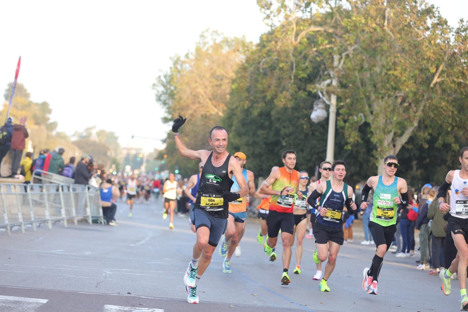 Juan Carlos Badilla, tico que participó en la Maratón de Valencia. Cortesía.