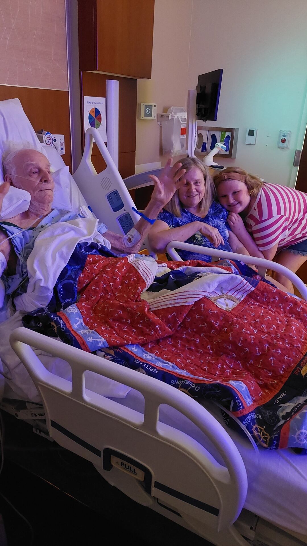 Bill Buttler se mantuvo hasta sus últimos días alegre y optimista. Foto: Cortesía Susan J. Butler