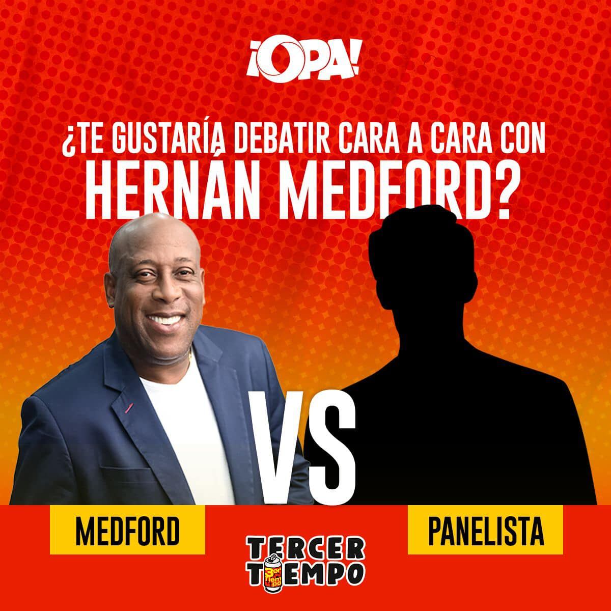 Hernán Medford, gente opa, tercer tiempo