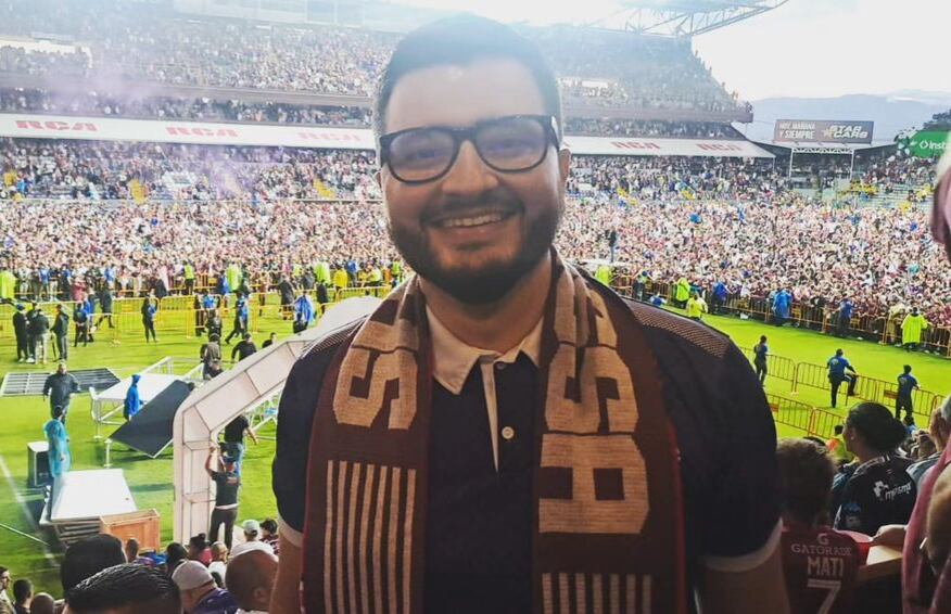 Daniel Céspedes y Andrés Martínez, periodistas de Telenoticias.