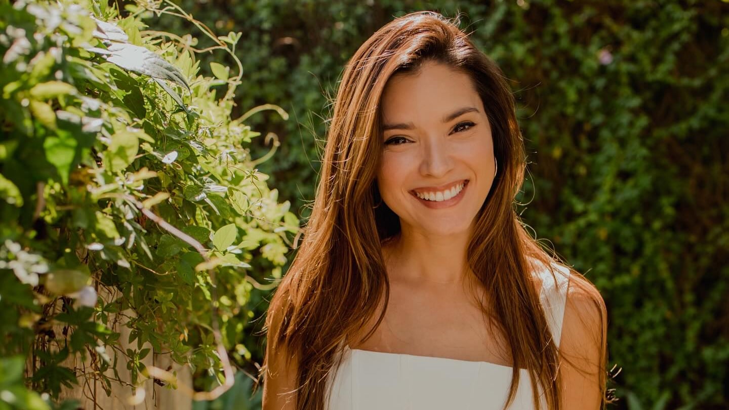 María González, presentadora de tele.