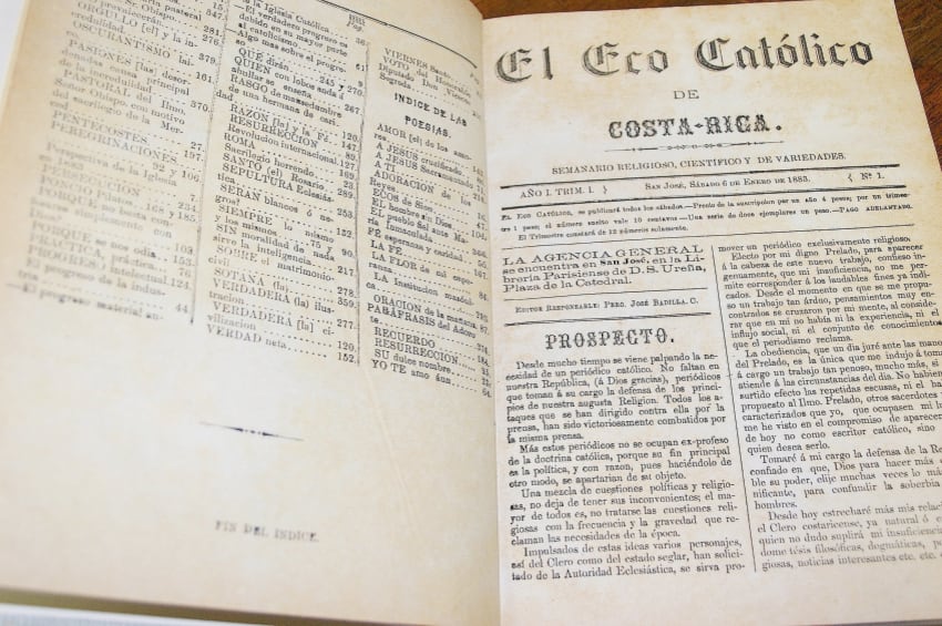 El periódico Eco Católico de Costa Rica, está celebrando este 6 de enero del 2023 sus 140 años de existencia ya que se fundó en 1883