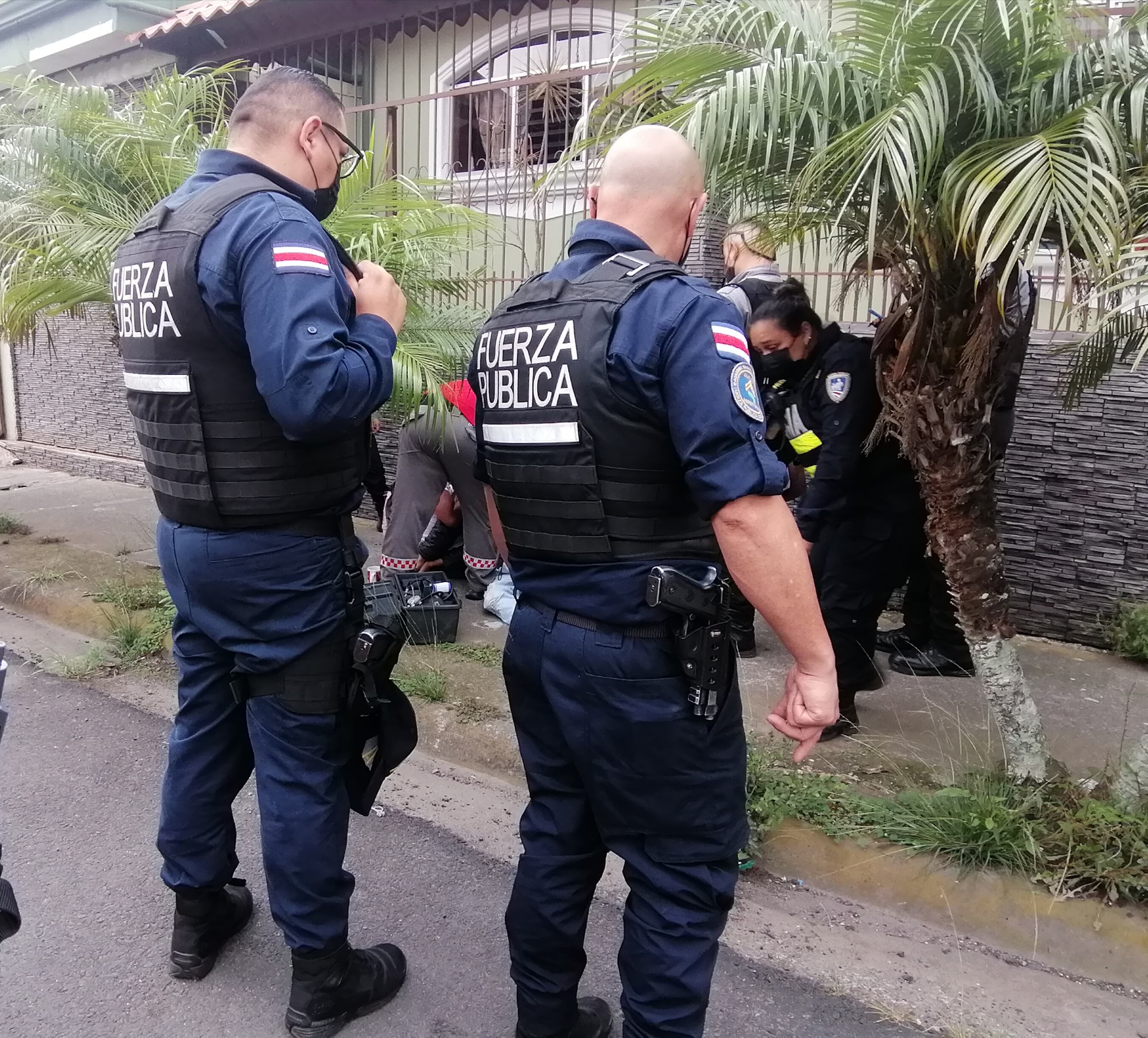 Dos jóvenes resultan heridos por pleito en Cartago. Foto Keyna Calderón.