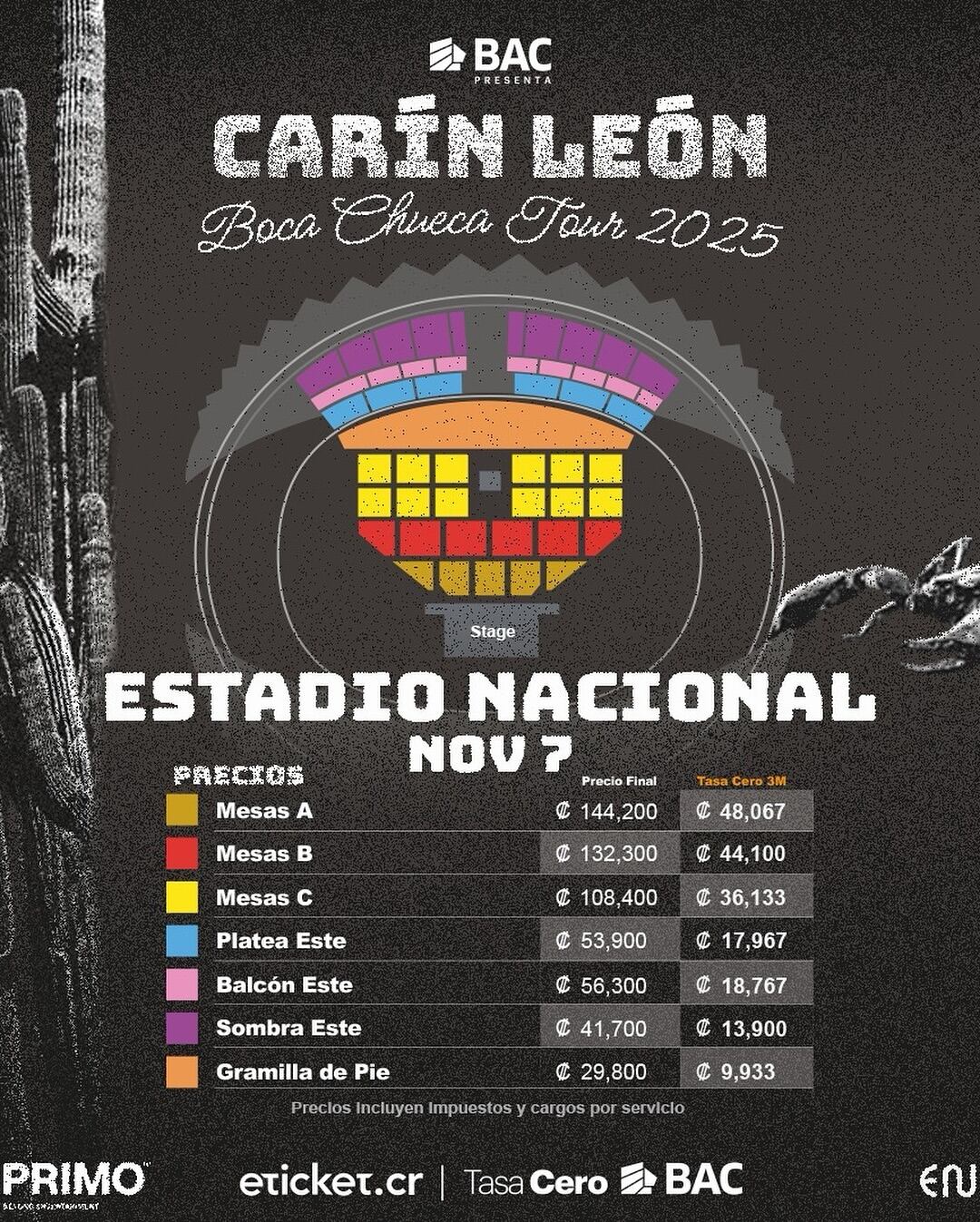 Carin León volverá a Costa Rica y estos son los precios de las entradas