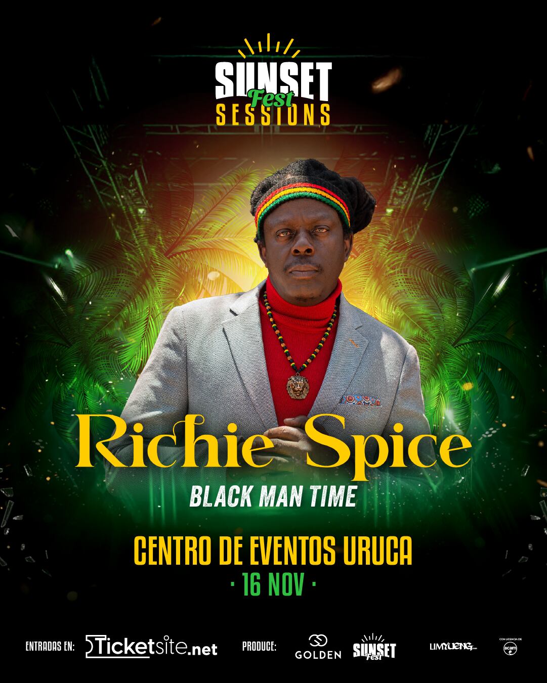 Richie Spice traerá su sabor jamaiquino para contagiar al público.