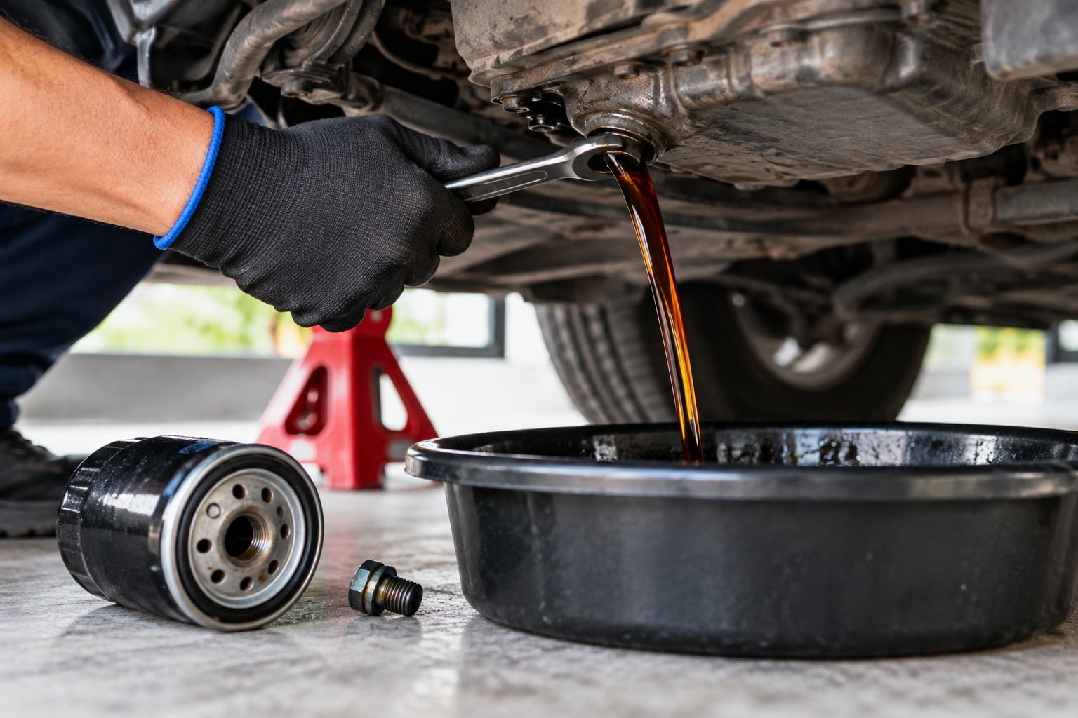 El cambio de aceite del carro es fundamental para mantener el motor en buenas condiciones.