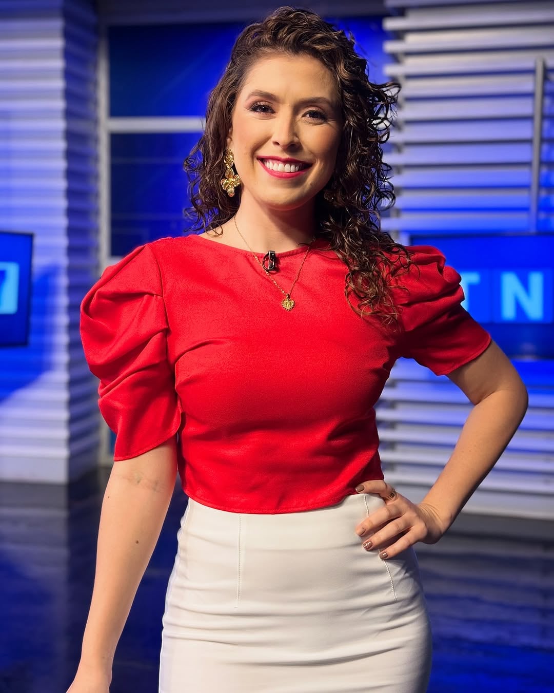 Melissa Alvarado, periodista deportiva de Teletica canal 7.
