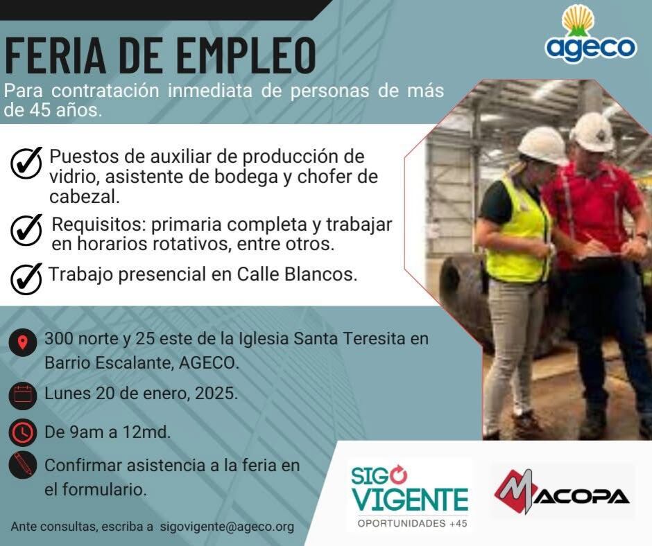 feria de empleo Ageco