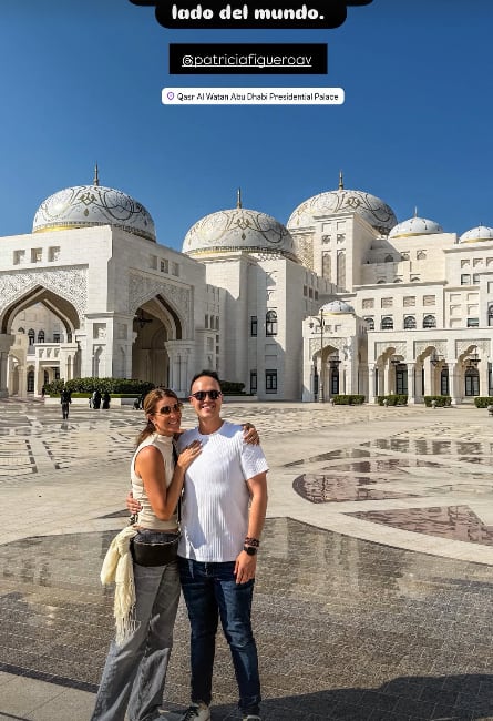 Rafa Pérez y Patricia Figueroa se reencontraron de pura casualidad en Dubái.