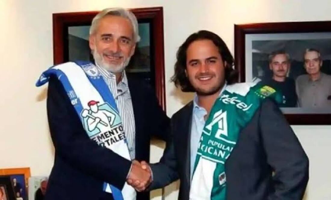 Jesús Martínez es dueño del Pachuca y su hijo del mismo nombre, presidente del León. Foto: X