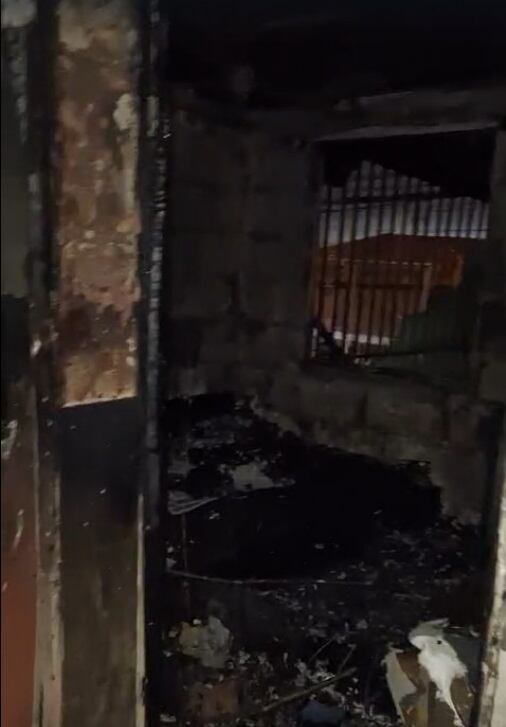 Incendio destruyó casa de los papás del jugador Cristopher Núñez.