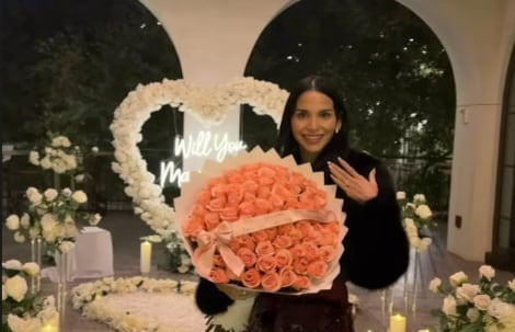 Nicole "Coco" Roper se comprometió con su misterioso novio.