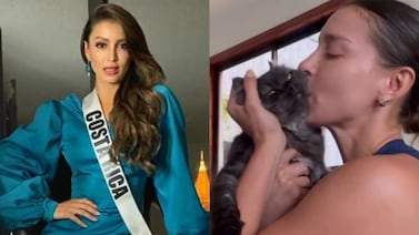 Exmiss Costa Rica Paola Chacón tuvo que tragar grueso para hacer un comercial sobre gatos