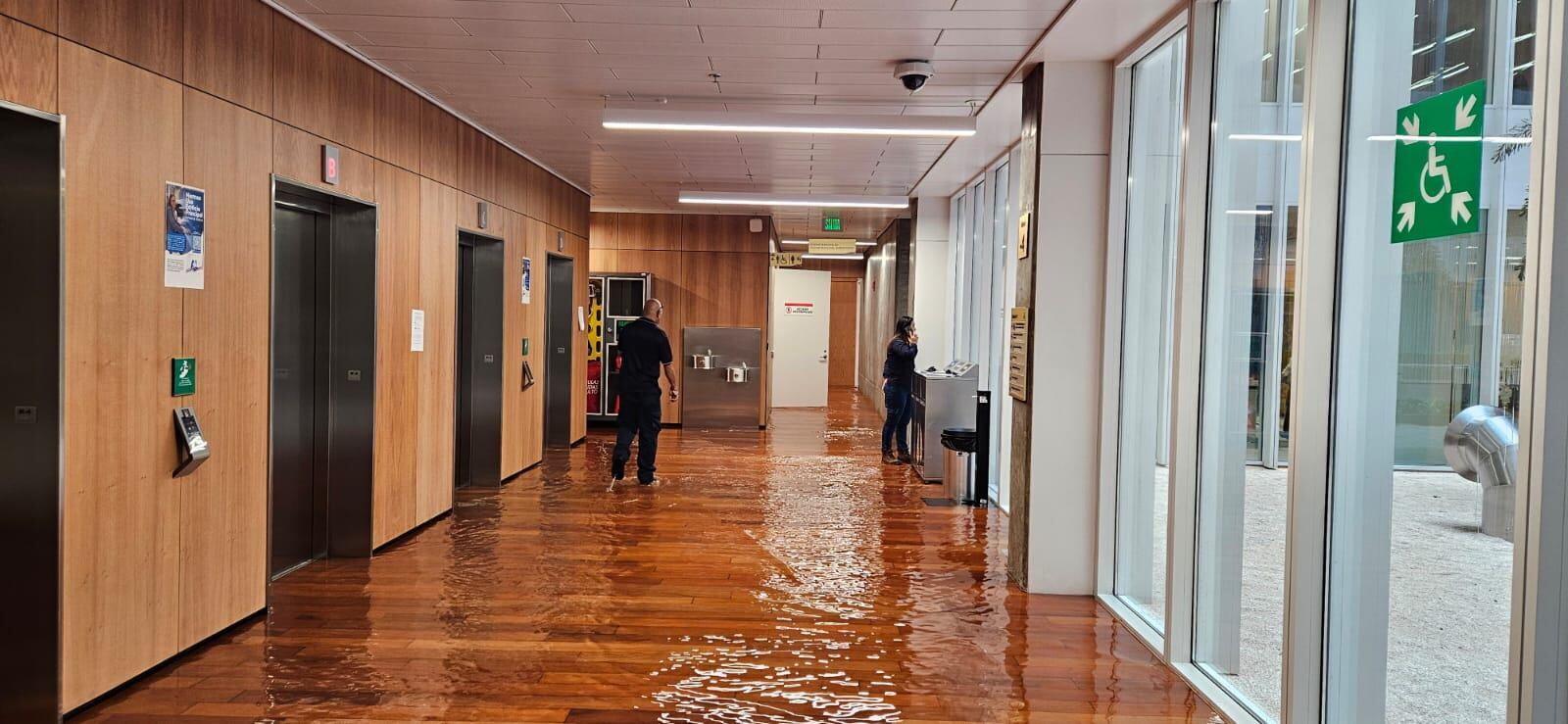 Inundación en la Asamblea Legislativa