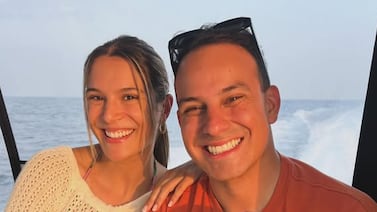 El tierno mensaje que Gustavo Ortega le envió a su pareja, la periodista Michelle Naranjo, tras grave accidente