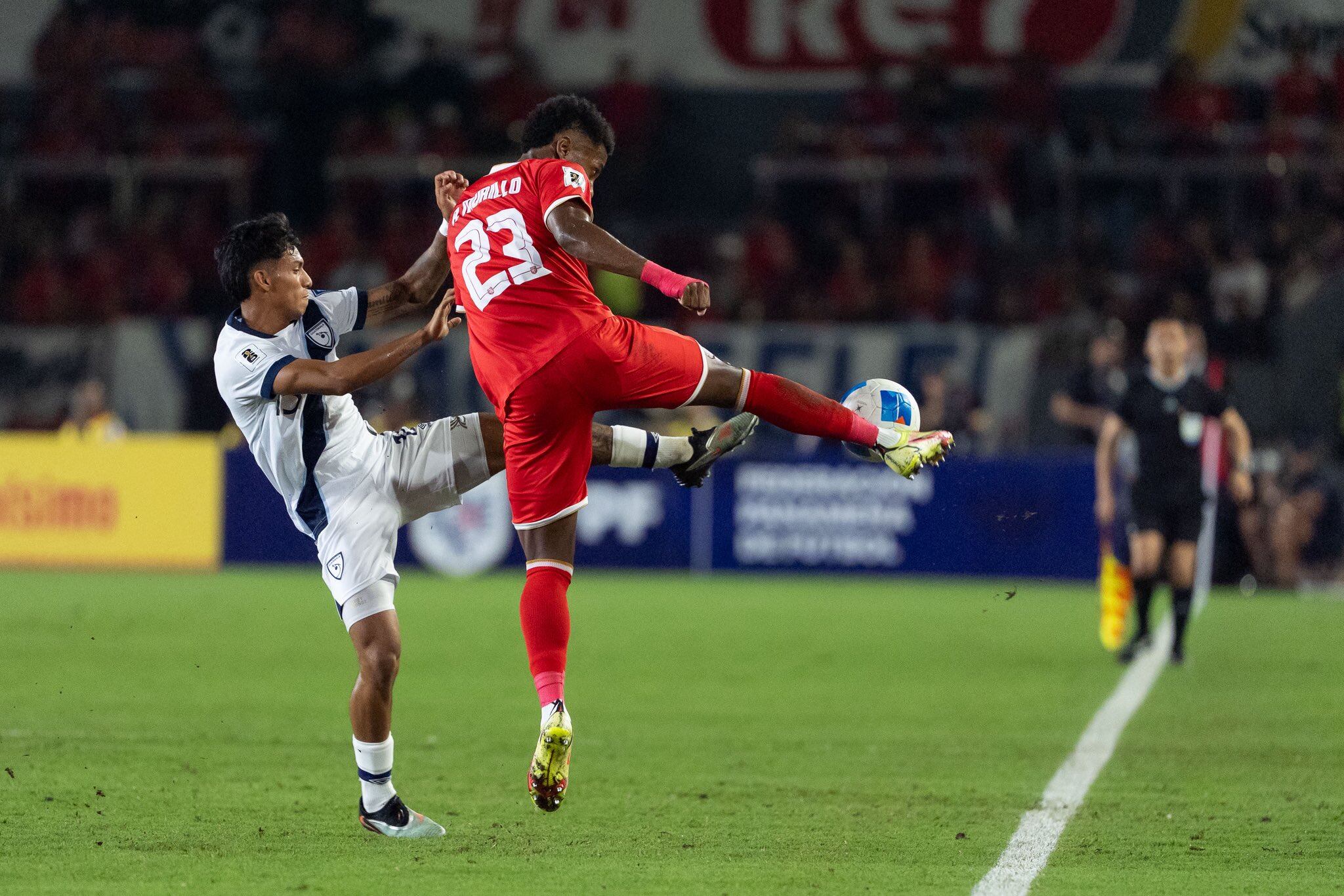 Panamá vs Guatemala. Eliminatoria Copa del Mundo 2026. Fotos tomada de Federación Panameña de Fútbol.