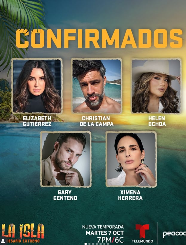 Gary Centeno ya fue confirmado como uno de los participantes de La Isla: Desafío Extremo de Telemundo.