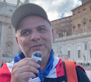 Cónclave 2025: Tico cuenta todos los sacrificios que hizo para llegar a Roma.