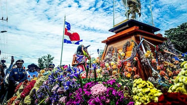 La Virgen de los Ángeles participó en la Pasada 244 hacia la Catedral de Cartago
