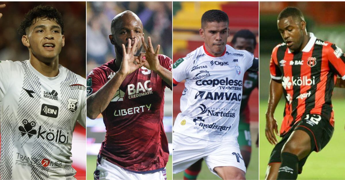 Andy Rojas del Herediano, Javon East del Saprissa, Marco Julián Mena de San Carlos y Joel Campbell de Alajuelense, serán claves para sus equipos en el cierre del Clausura 2024.
