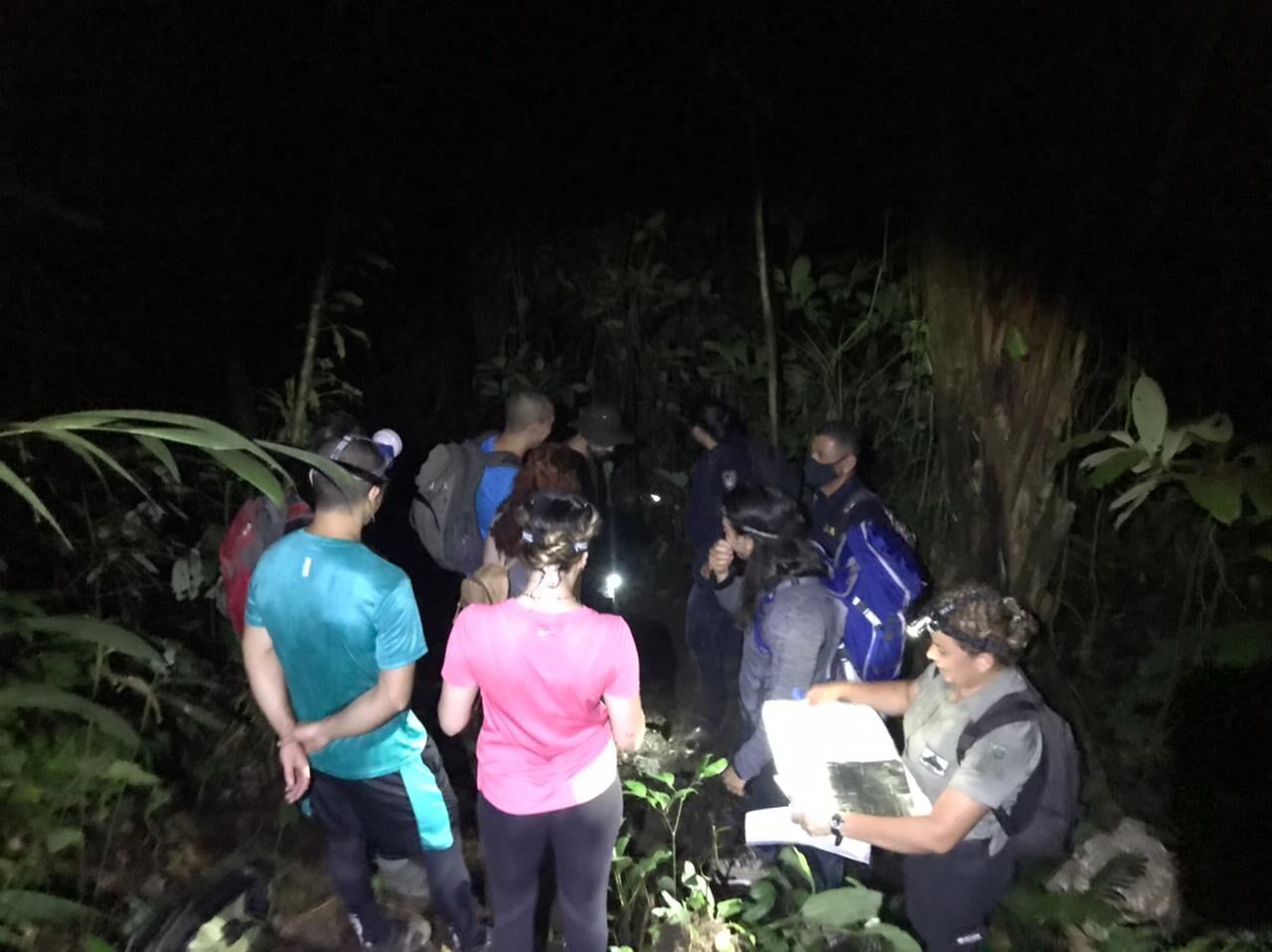 Sinac sigue sorprendiendo a personas que ingresan de forma ilegal a parque nacionales. Foto Sinac.