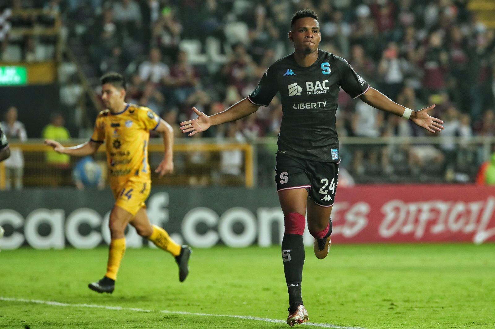 29/08/2023, San José, Tibas, Estadio Ricardo Saprissa, partido por la Copa Centroamericana de CONCACAF entre el Deportivo Saprissa y el Coban Imperial.