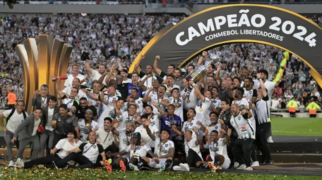 El Botafogo de Brasil se proclamó campeón de la Copa Libertadores y aseguró su cupo al Mundial de Clubes. Foto tomada de X.