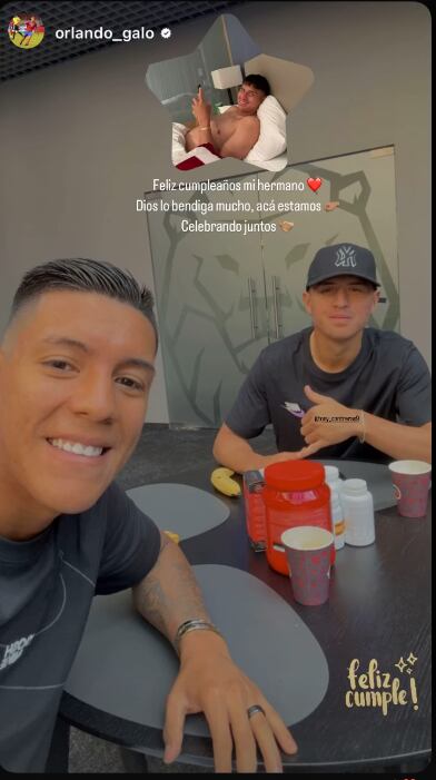 Orlando Galo y Anthony Contreras, cumpleaños