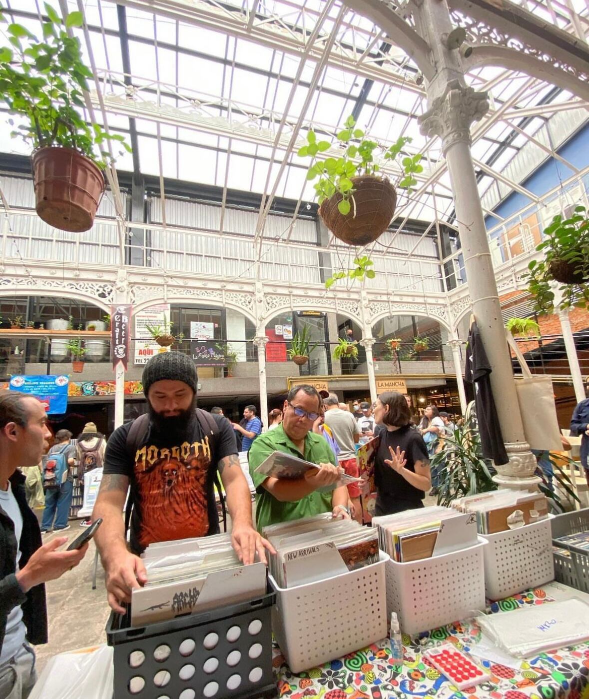 Feria cultural del disco de Vinilo