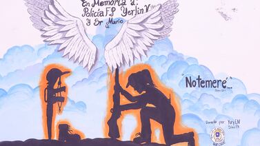 Policía sigue viva en el corazón de sus compañeros y en el lugar en el que dio su último suspiro