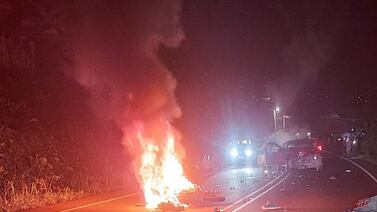 Choque entre motociclista y carro tuvo un fatal desenlace en Pérez Zeledón
