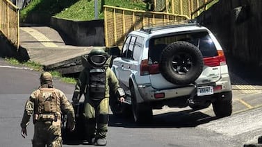 Alarma en Heredia: hombre llega a delegación con una granada