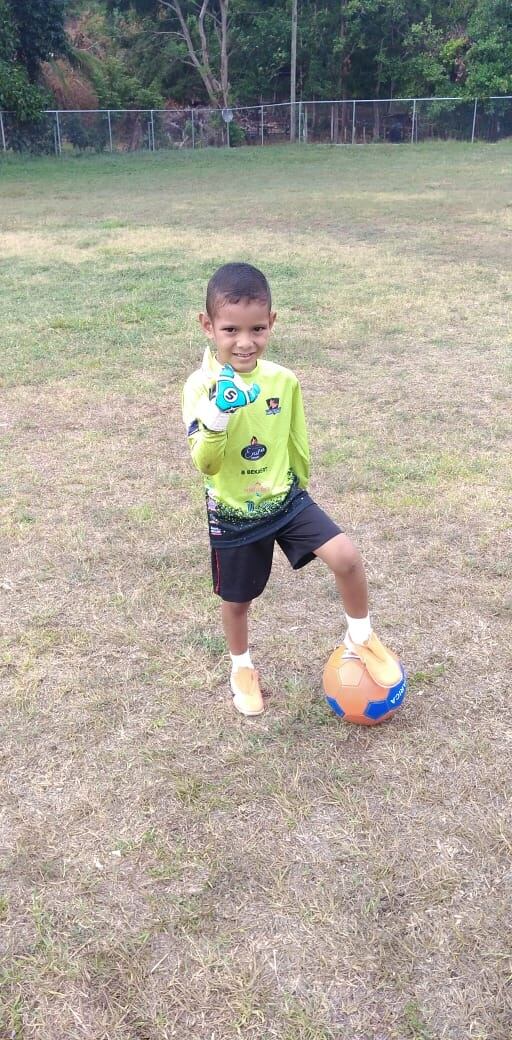 Santiago Barrios, jugador del Tiburones del Pacífico Amputados. Cortesía.