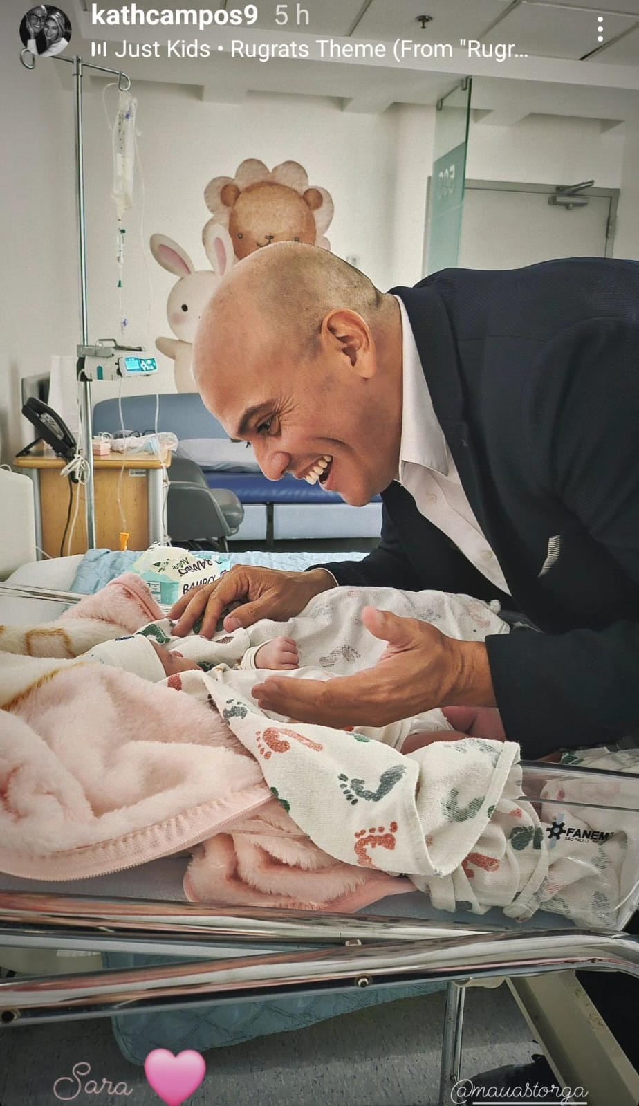 Mauricio Astorga y su hija Sara