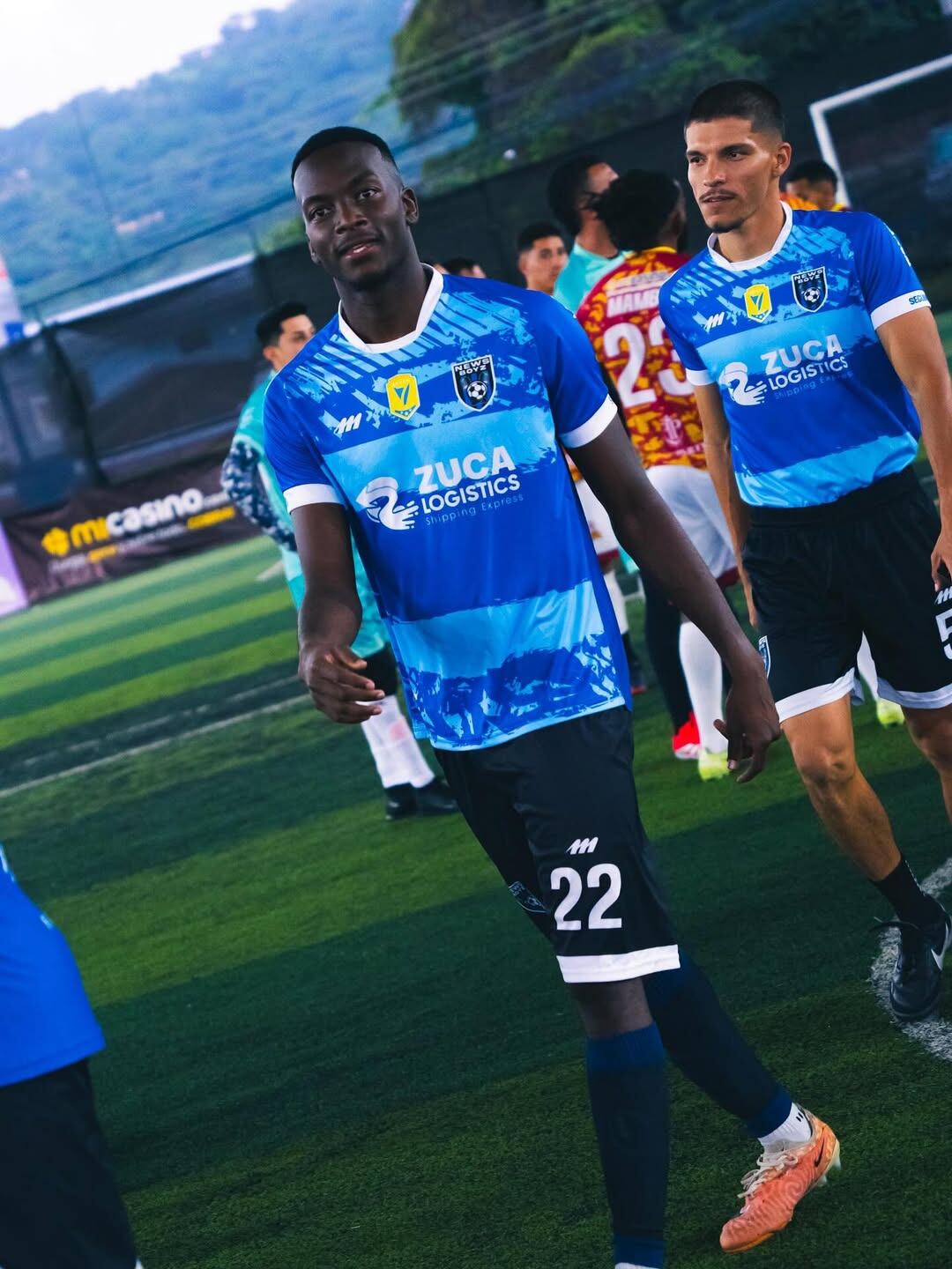 Marcos Escoe fue jugador del News Boyz FC, equipo de la Seven Pro League, antes de llegar al Deportivo Saprissa. Instagram News Boyz.