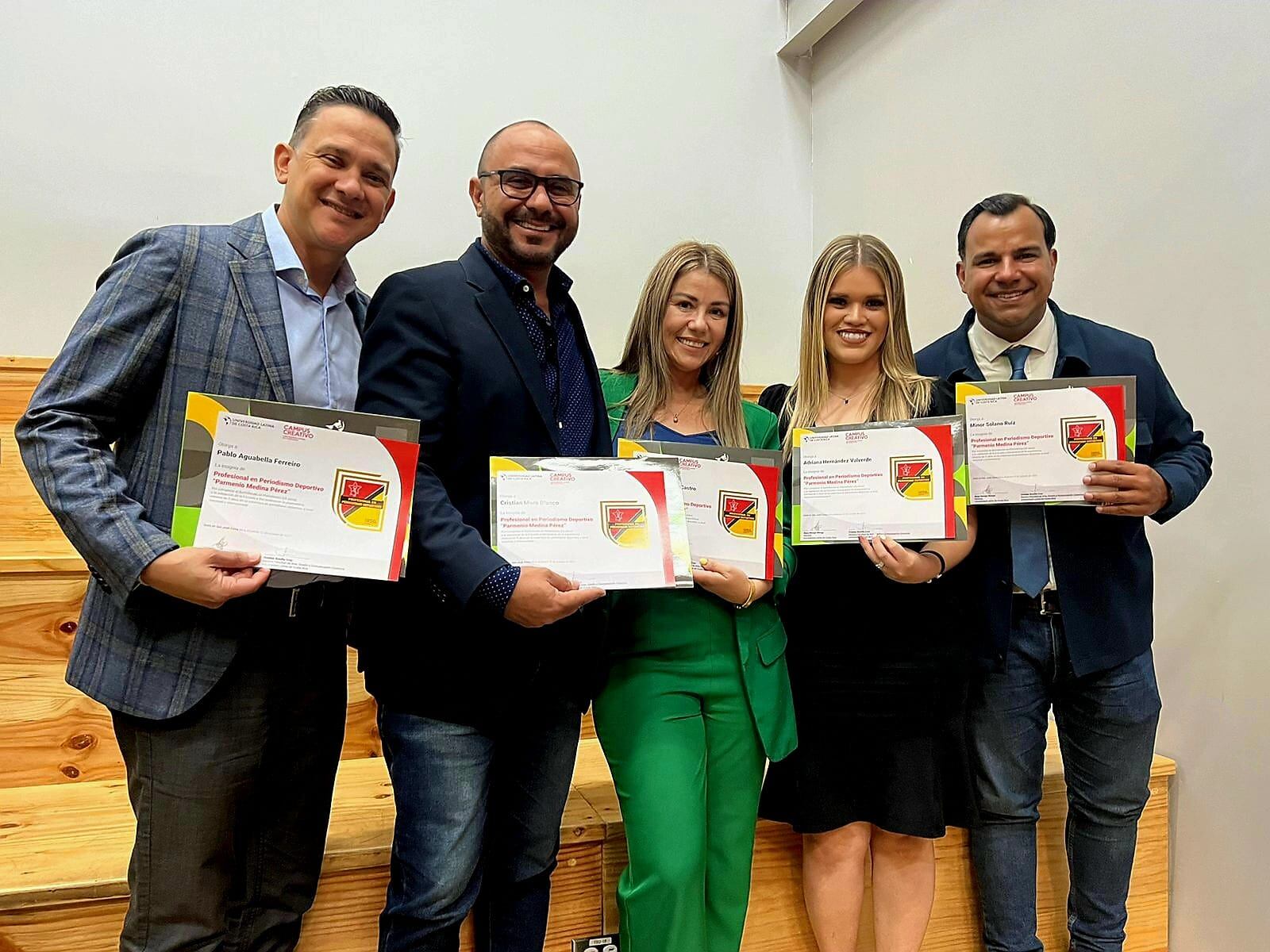 Periodistas deportivos juntos